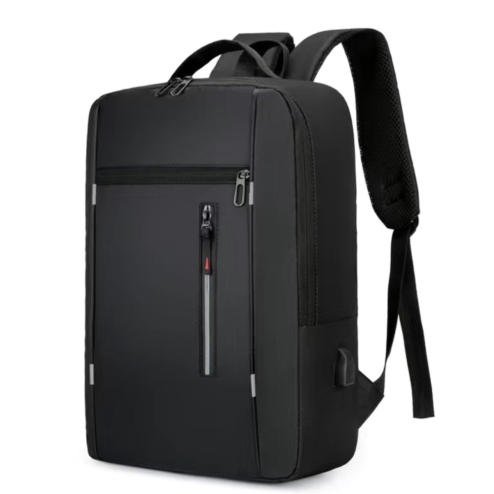 Super Black Night Reflective Compact Ergonomic Travel Backpack